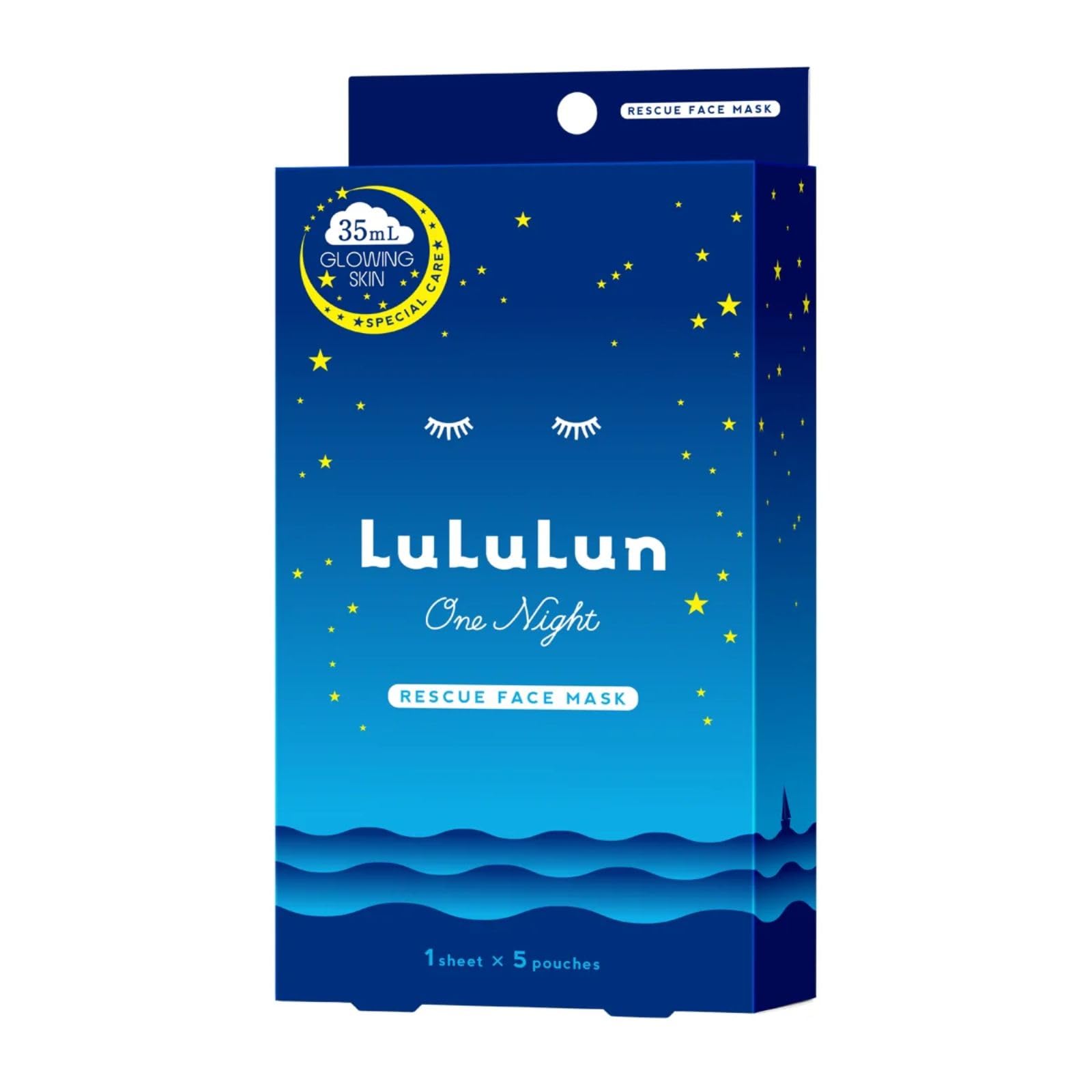 Lululun One Night Rescue Clarity Face Mask 5psc