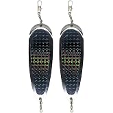 Kokanee Salmon Finished Teardrop Flashers, Durable Fishing Flashers 2 PK | For Salmon and Trout Trolling with Vibrant Colors and Design Variety, Available in Convenient 2-Pack Options for Fishing