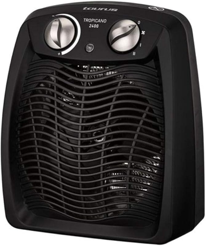 Tropicano 2400 Calefactor Eléctrico 2400W, Termostato, Ventilador