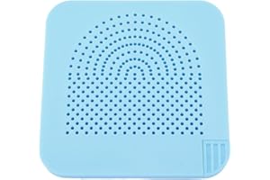 Quilling Guide Board, with Storage Drawer and 20Pcs Pins, for Crafts Making Paper Strip Winding Disc ABS Material (Blue)