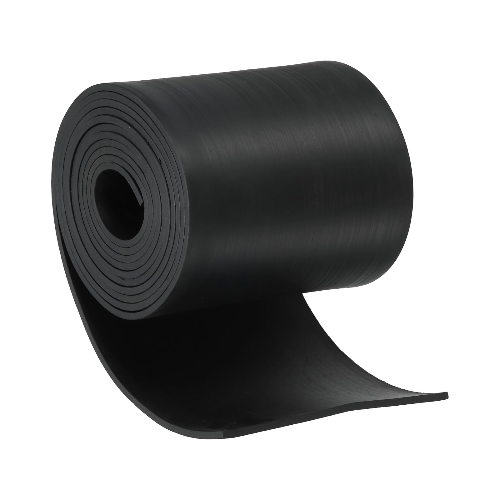 PATIKIL Rubber Strips, 1/8" Thick x 3.1" Wide x 6.6' Long Neoprene Rubber Sheets Solid Rubber Rolls for DIY Gasket Flooring Weather Stripping