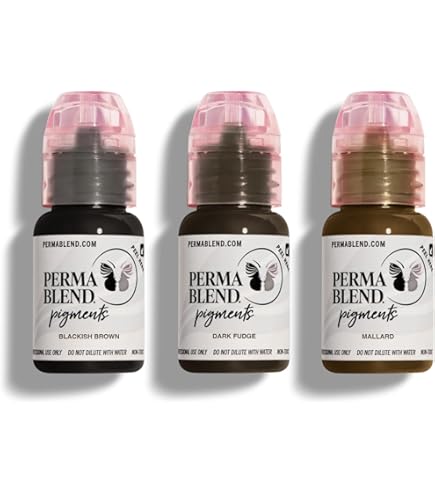 Evenflo Colours Permanent Makeup for Eyebrows, Used For Microblading and Tattoo Techniques, Professional Cosmetic Pigment - Terra, 0.5 oz