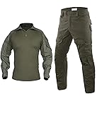 HARGLESMAN G3 Combat Clothes Suits Green with Elbow