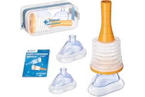 Senvok Anti Choking Device, Choking Rescue Device for Kids and Adults, Portable Airway Suction Device, Heimlich Device for Home & Travel First Aid Kit