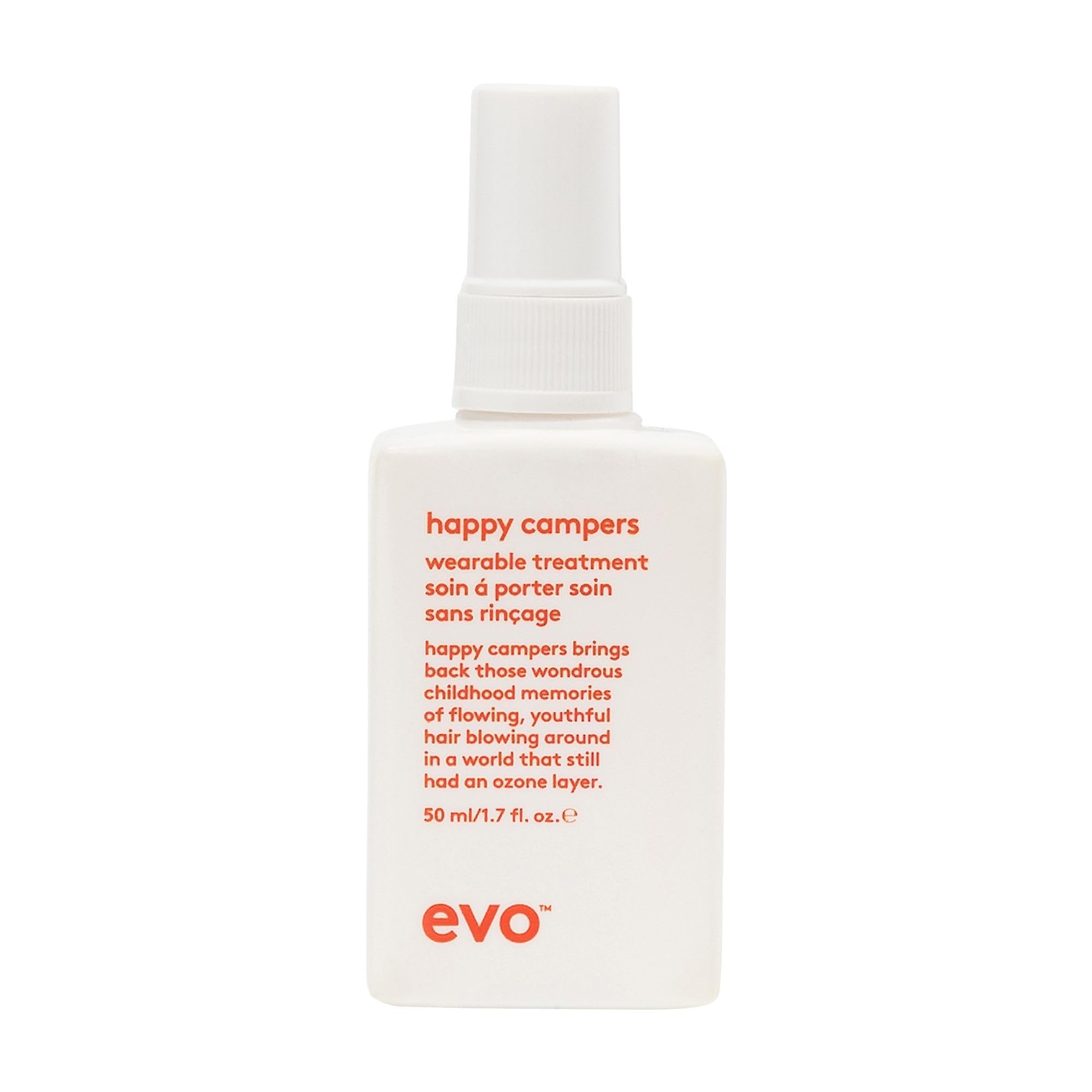 Evo Happy Campers Hair Leave In Treatment for All Hair Types - Strengthening, Frizz Control & Colour Safe Styling - 50 mL