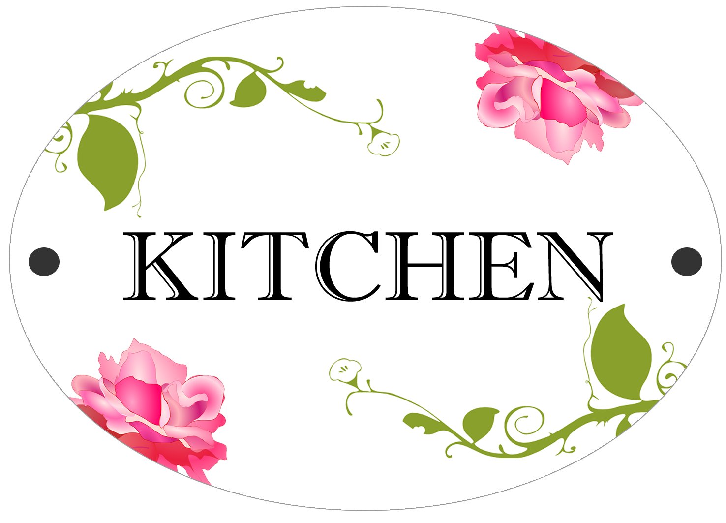 Shabby Chic Kitchen Door Plaque Sign
