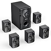 Bobtot Surround Sound Systems Home Theater System, 5.25" Subwoofer | 700 Watts Peak Power 5.1/2.1Wired Stereo Speaker System, Strong Bass with Bluetooth ARC Optical Input