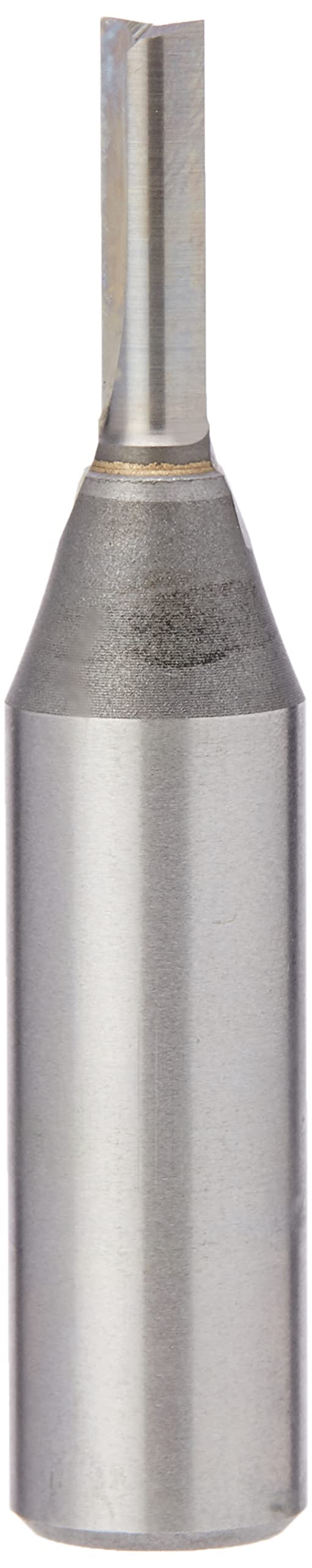 Trend CraftPro Straight Two Flute Router Cutter, 1/2 Inch Shank, 5mm Cut Diameter & 16mm Cut Length, Tungsten Carbide Tipped, C004X1/2TC