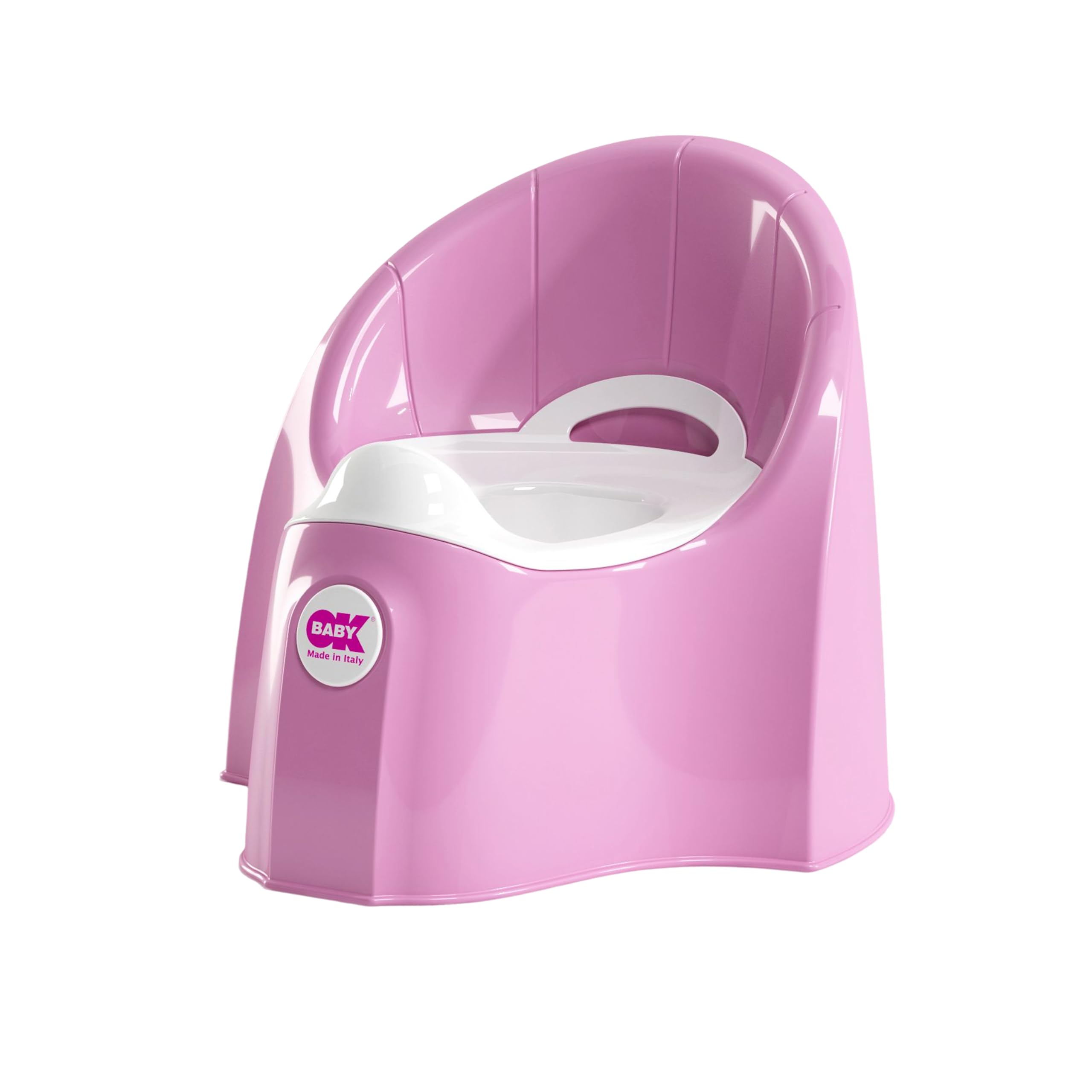 OKBABY Pasha – Toddler Potty with Anatomically Shaped Seat and High Backrest – Pink