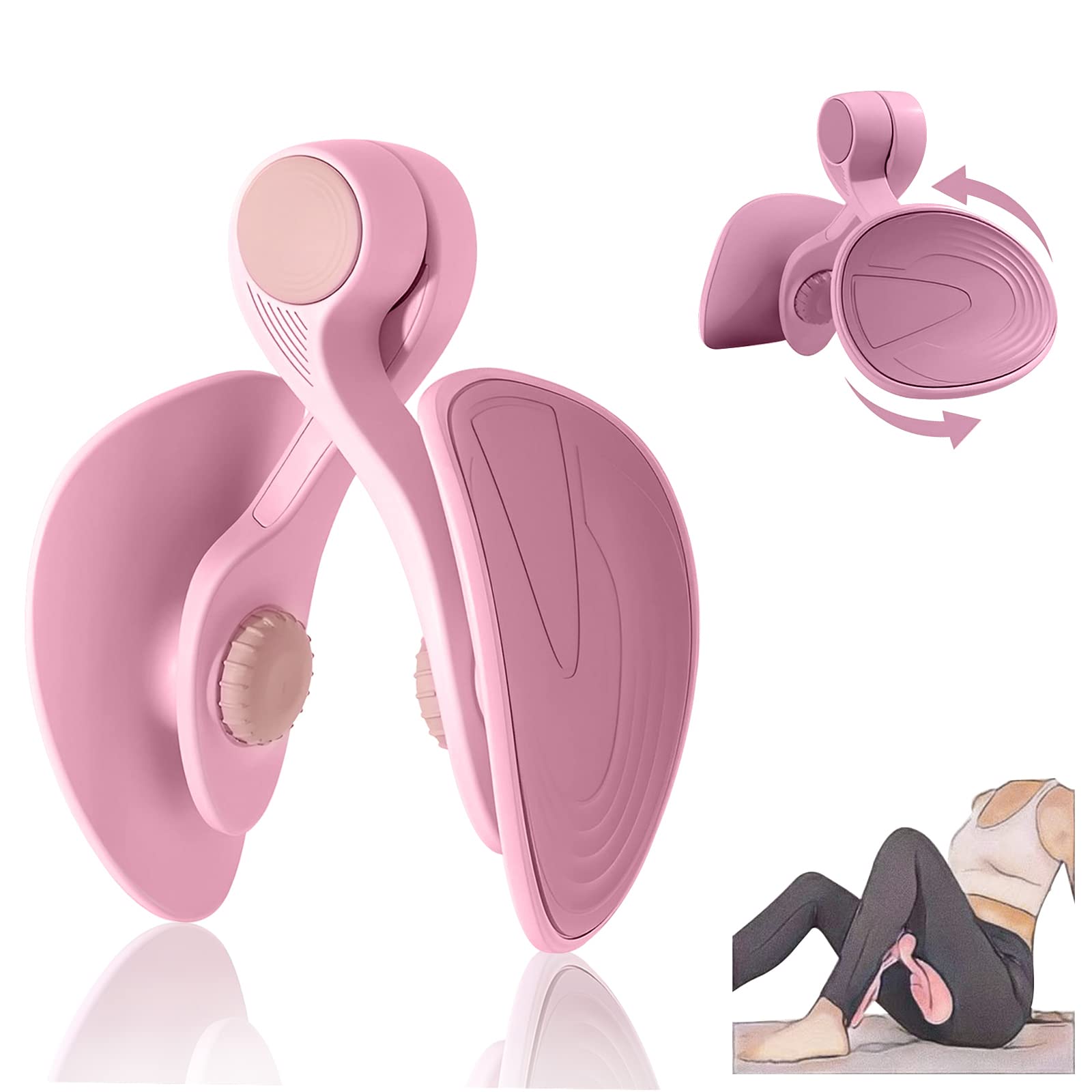 Hip Trainer Kegel Exerciser, Pelvic Floor Trainer, Kegel Trainer for Postpartum Rehabilitation, Trimmer Inner Thigh, Thigh Toner Workout