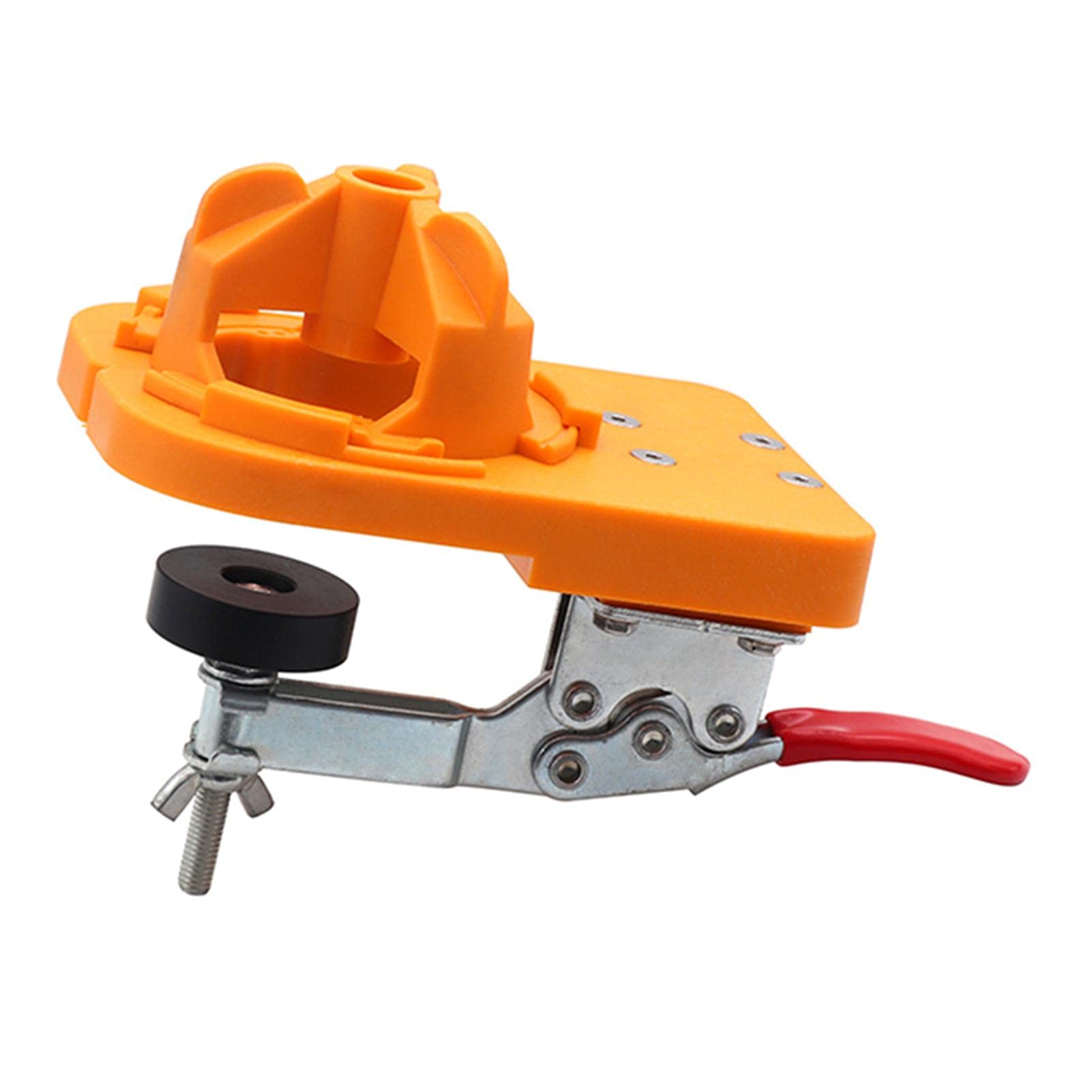 Hinge Jig Woodworking Hole Drilling Guide Locator Concealed Hinge Jig Hole Opener Door Hinges Precise Positioning Tool for Woodworking DIY Concealed Installation Household Tools(1PCS)