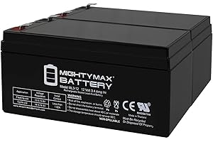 Mighty Max Battery 12V 3AH SLA Battery Replaces Bruno Elan SRE-3000 Medical Lift - 2Pack