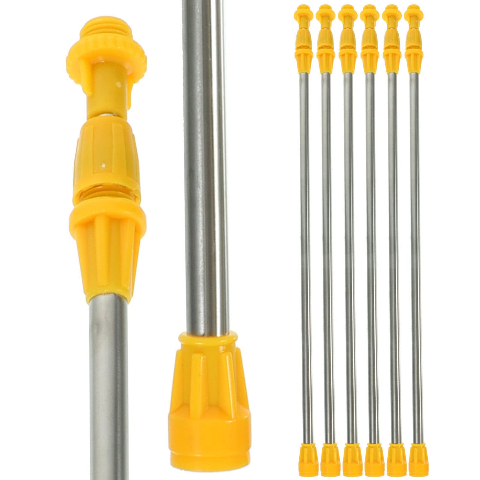 GANAZONO Hose Wand Sprayer 6pcs Garden Wand Telescopic Sprayer Rod Farm Extension Rod with Sprayer Agricultural Sprayer Replacement Manual Electric Sprayer for Tree Irrigation