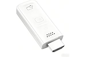 Wireless HDMI Display Dongle Adapter 2025 Upgraded, 4K Decode 1080P@60Hz HDMI Wireless Plug & Play Extender Portable Receiver