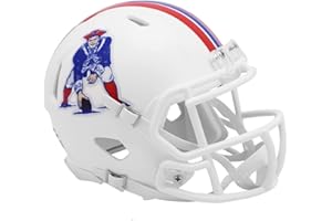 Riddell 9585563625 Replica Mini Speed Style 1982-1989 T-B New England Patriots Helmet