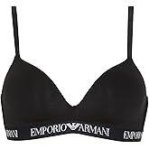 Emporio Armani Women's Essential Cotton Padded Triangle Bra