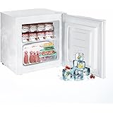 FULLWATT Energy Efficient Silent Freezer Single Door Mini Fridge with Reversible Door 7-Grade Adjustable Temperature Removabl