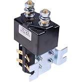 Holdia Heavy Duty DC Contactor Solenoid Replace Compatible with Albright SW180 Style 48V 200A