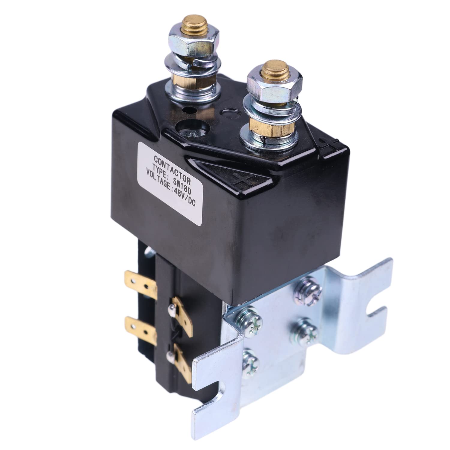 Photo 1 of Holdia Heavy Duty DC Contactor Solenoid Replace Compatible with Albright SW180 Style 48V 200A