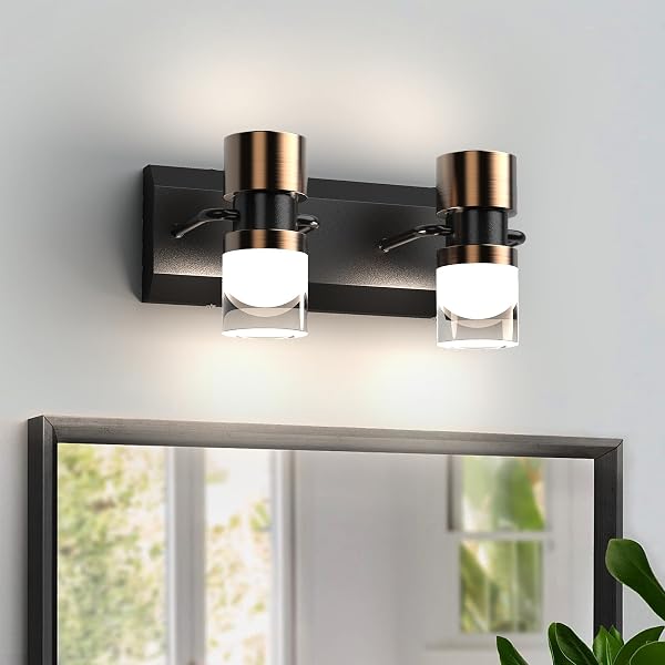 PHIXART LED BATHROOM VANITY LIGHT FIXTURES, 2 LIGHT...