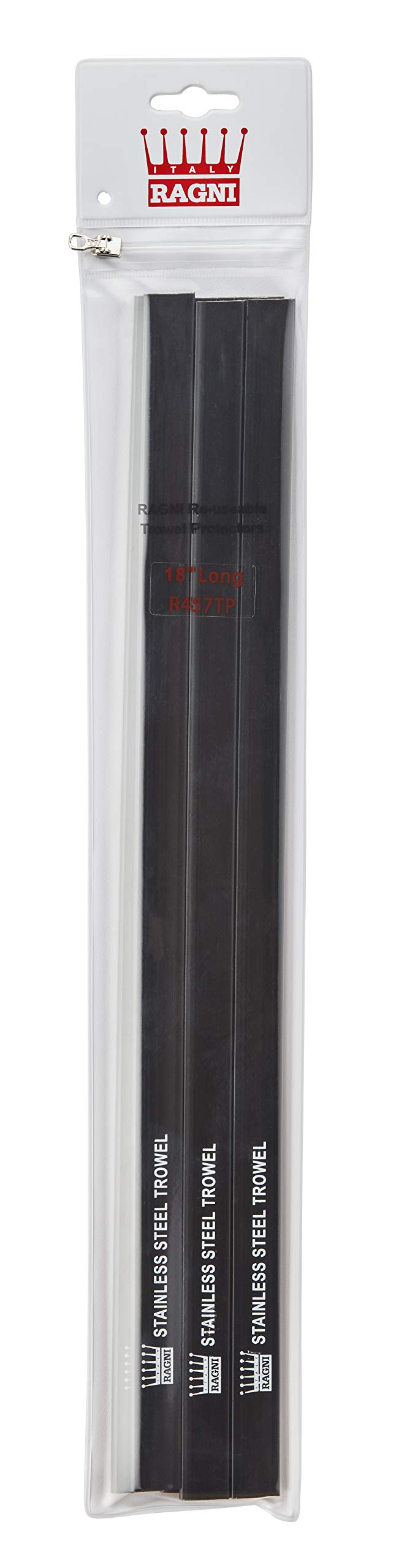 RAGNI Black Trowel Edge Protectors - 457MM/18" Pack of 6