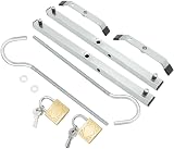 Holdfiturn Roof Ladder Clamps 2 Pcs 43x39.5x22cm Lockable Universal Roof Rack view 3