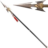 Handmade Spear Made of Stainless Steel 56.3 inches | Suitable for Display or Collection