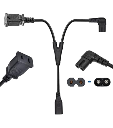 Strhowill IEC320 Figura 8 C8 Macho A 3X Hembra C7