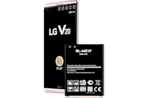 Cleantt Compatible with LG V20 Battery Replacement 3200 mAh for LG V20 BL-44E1F US996, AT&T H910, T-Mobile H918, Verizon VS995, Sprint LS997 Spare