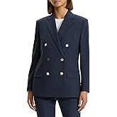 Theory Womens Boxy Double Breasted Jacket