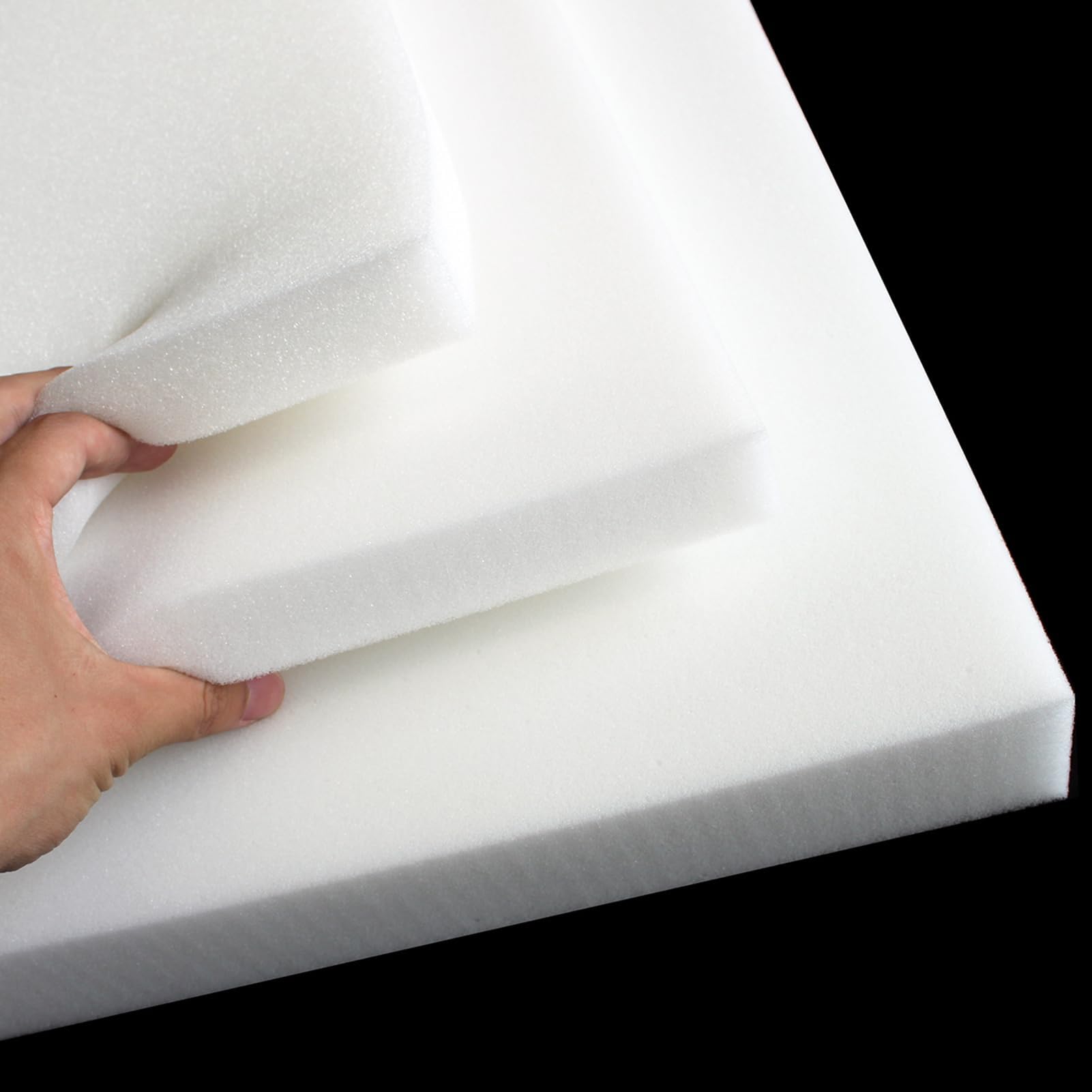 2PCS 59x79x0.2 Inches High Density Craft Foam Sheets, Suitable for Shipping, Packing, Mailing, DIY, Cosplay, Cushion Foam, 35D High Density Foam Sheets