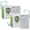 Natural Alum Block Aftershave Care - 3.5 oz (100g) Skin Soother & Instant Calm from Razor | Styptic for Nicks & Irritation - Suitable for All Skin Types | Includes Compact Travel Storage Case - 2 Pack