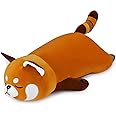 30'' Giant Red Panda Plush Stuffed Animal - Large Sleeping Plush Toy Pillow, Cute Hugging Plushie, Room Decor, Christmas Birthday Gifts for Kids Girls Boys