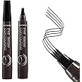 Boobeen Waterproof Eyebrow Pen - Microblading Eyebrow Pencil with a Micro-Fork Tip Applicator - Creates Natural Looking Brows Makeup Effortlessly