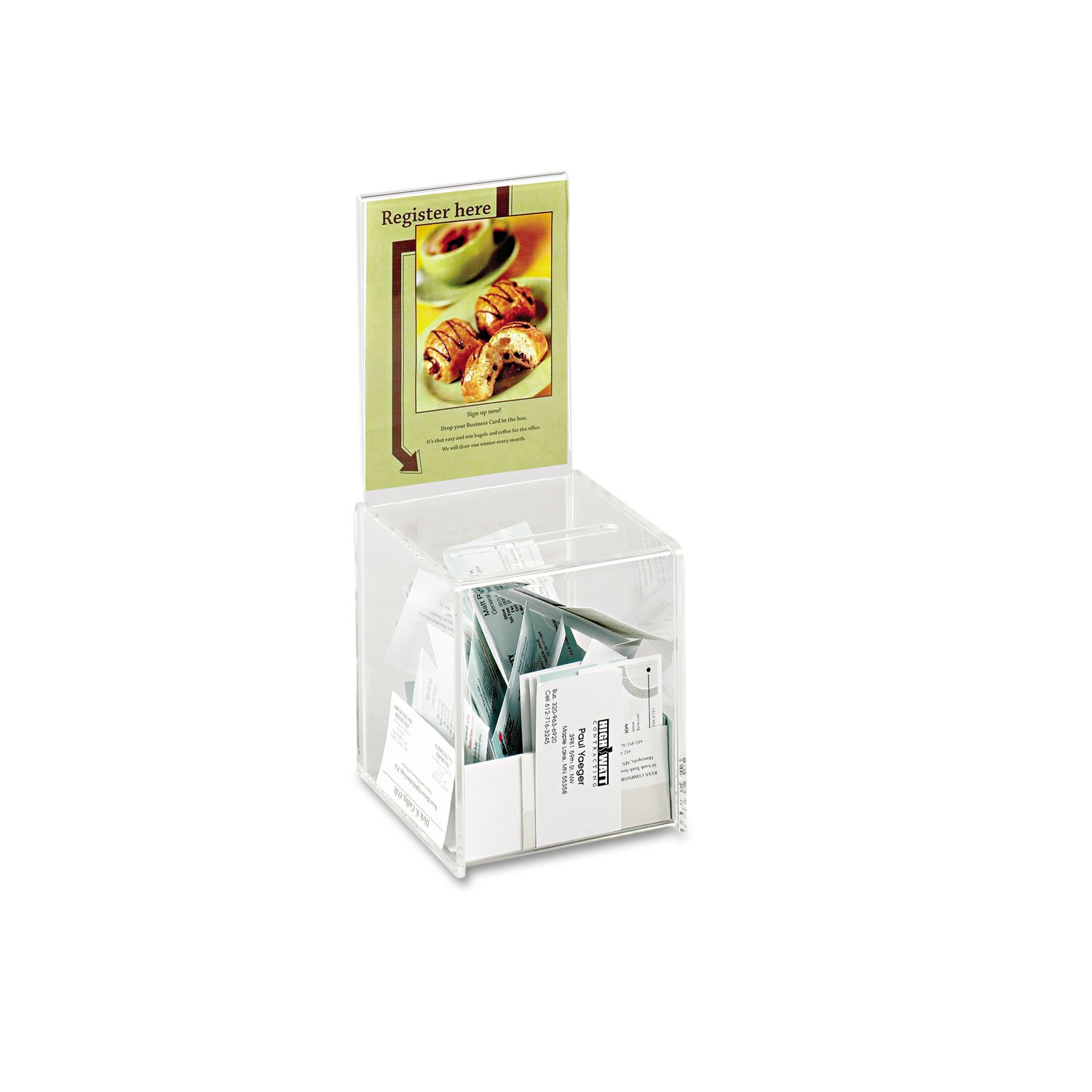 Safco Small Acrylic Collection Box