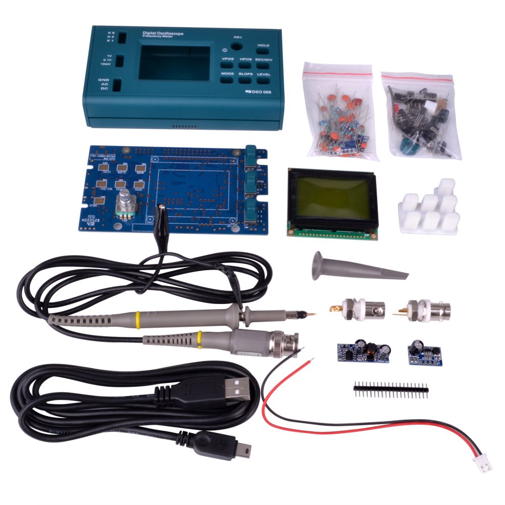 Generic LCD DSO06804 K Digital Oscilloscope DIY Kit, 2-Inch