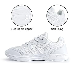 TAILORIA Cheer Shoes Girls-White & Black