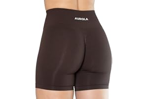 AUROLA Intensify Workout Shorts for Women Seamless Scrunch Short Gym Yoga Running Sport Active Shorts