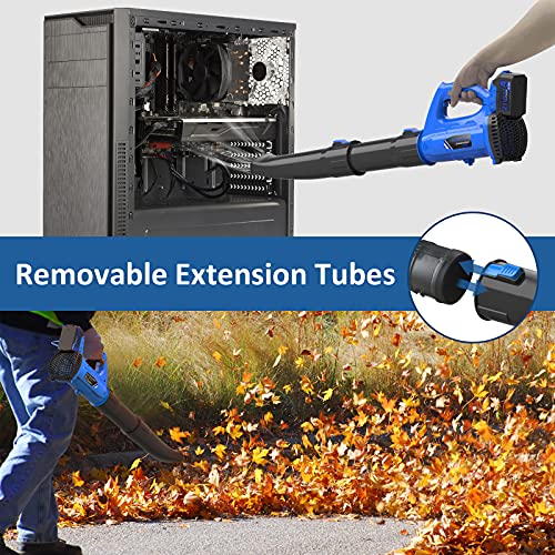 AEWHALE 21V Cordless Leaf Blower with 4.0Ah Battery and Charger 6