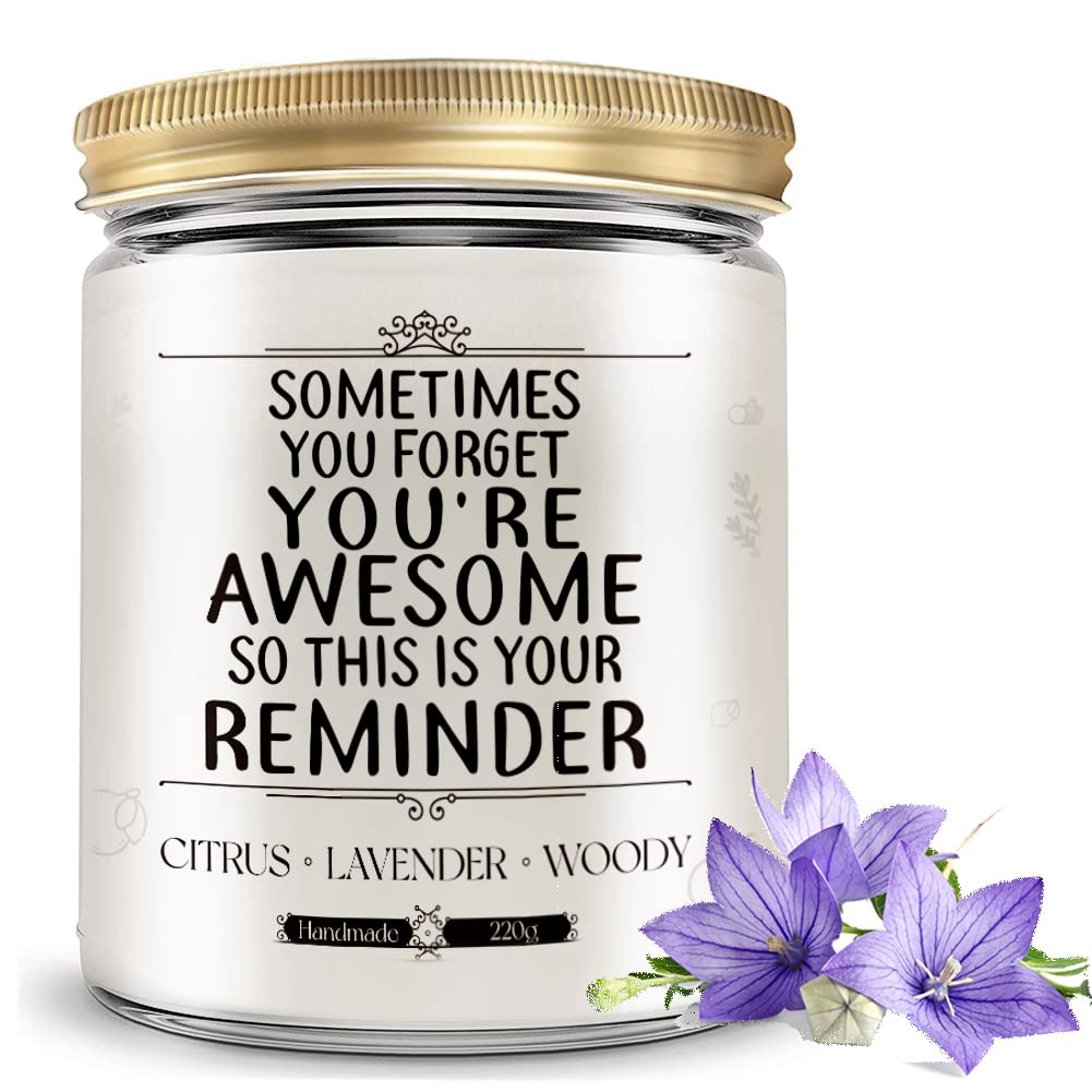 Best Friends Gifts for Women, Wild Bluebell Scented Candles for Best Friends Aromatherapy Candles 200g, Friendship Candle for Women/Friends Female Coworker, Funny Bestie Gifts for BFF — image 1