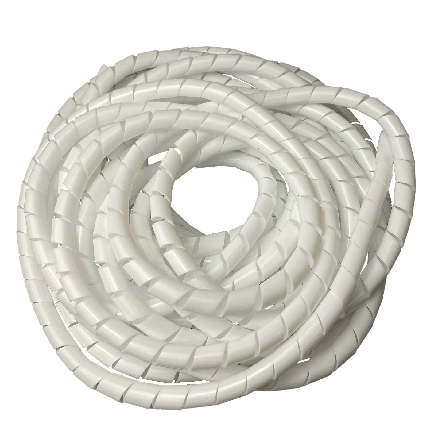 On1shelf® Cable Tidy Spiral Wrap, White- 12mm (10m)
