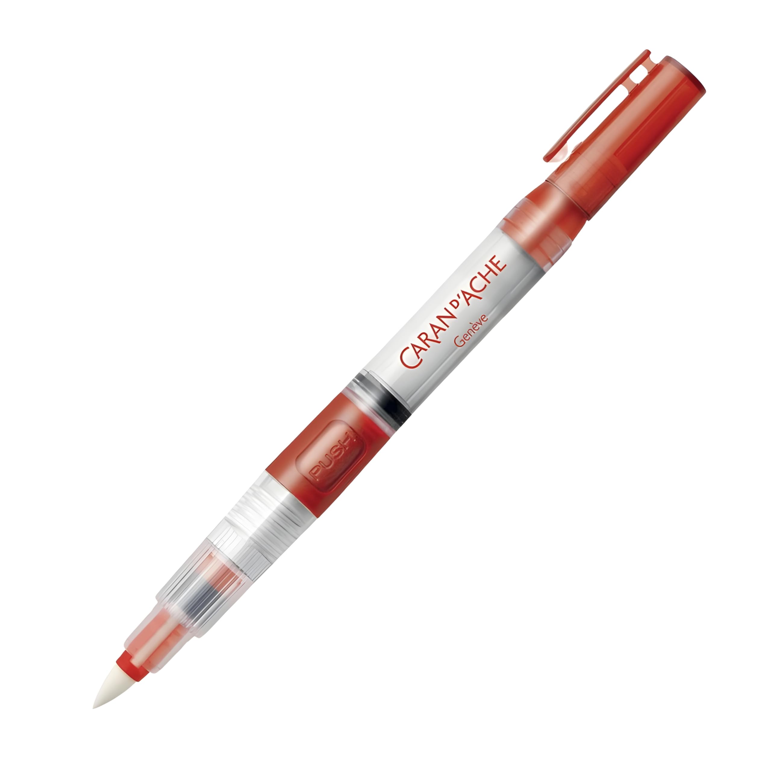 Caran d'Ache Water Reservoir Fibre Tip Brush Red