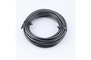 AC PERFORMANCE Flexible Black Metric 3/16 inch OD Nylon Hose Pneumatic Tubing Tube for Air Brake System Or Fluid Transfer (3/16" OD Nylon Line, 10 feet)