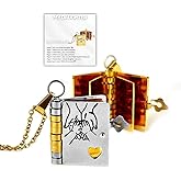 For Daughter - My Incredible Daughter Book Necklace,To My Daughter Necklace from Mom and Dad Openable Multi Layer with 6 Pages of Engraved Information Carries Everlasting Love Pendant Birthday Graduation Jewelry