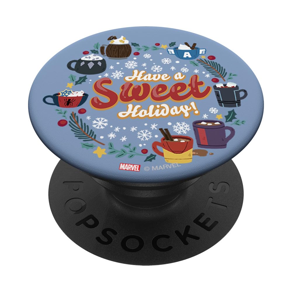 Marvel Avengers Christmas Hot Chocolate Have a Sweet Holiday PopSockets Swappable PopGrip