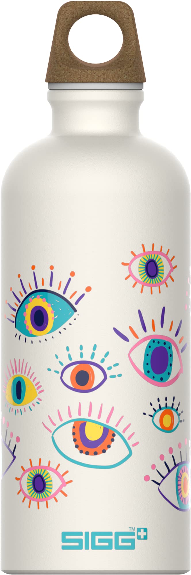 Sigg Traveller MyPlanet Children's Drinking Bottle (0.6 L), Climate Neutral and leak-proof Children's Bottle, BPA-free Aluminium Kids Water Bottle, Made in Switzerland