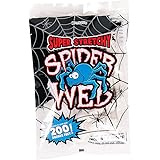 Kangaroo Spider Webs & Fake Spiders for Halloween Decorations Indoor & Outdoor I Spooky 200 Square Feet Cobweb Halloween Part