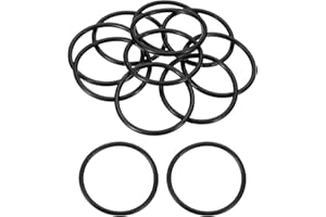 uxcell 10Pcs AS-226 O-Rings, Nitrile Rubber O-Rings 2" ID, 2-1/4" OD, 1/8" Width Round Sealing Gasket for Hydraulic Pneumatic