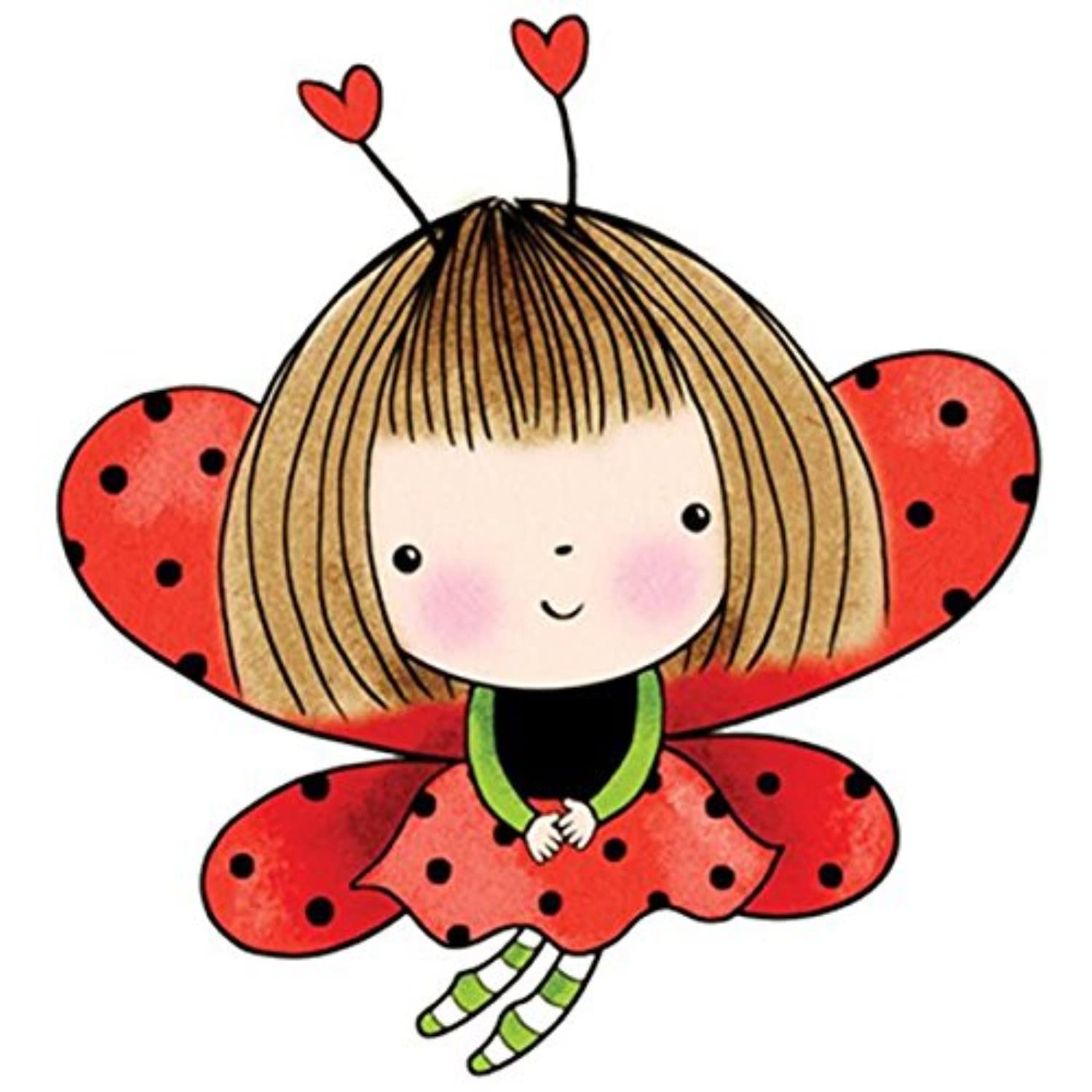 Penny Black Mounted Rubber Stamp 3 x 3.25-inch, Love Antennae, 3-1/4''x3''