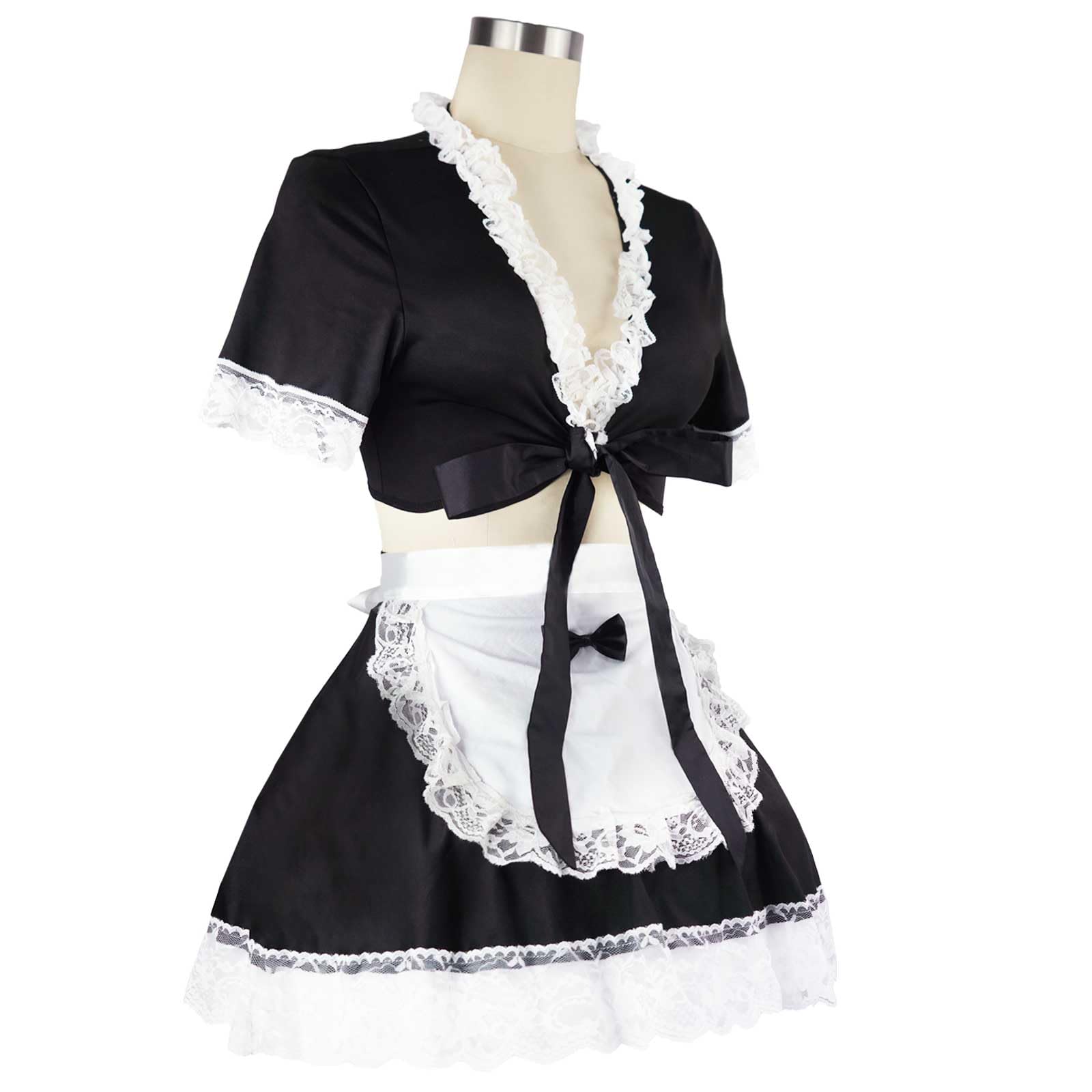 Rolemix Maid Outfit Women's Exotic Costumes Perfect for Cosplay and Halloween Party Dress